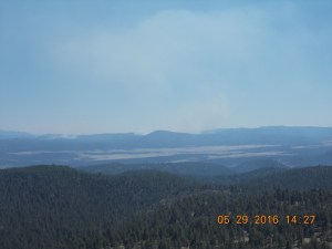 View of Spur Fire from the Fox Mtn Lookout