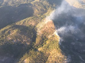 Fire activity on the Twin Sisters 5/22/16