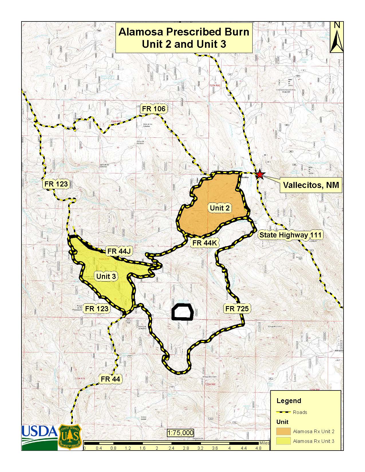 El Rito Map | Prescribed Burn Planned on the El Rito Ranger DistrictNM Fire Info
