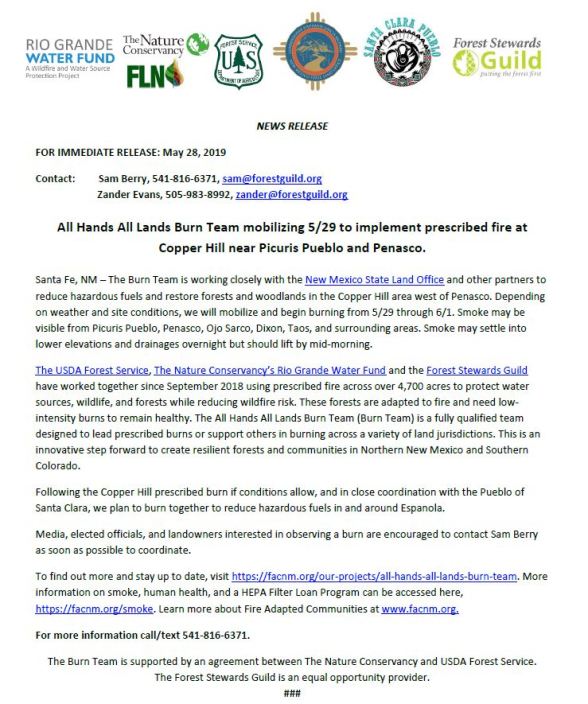 Copper Hill RX.Forest Stewards Guild