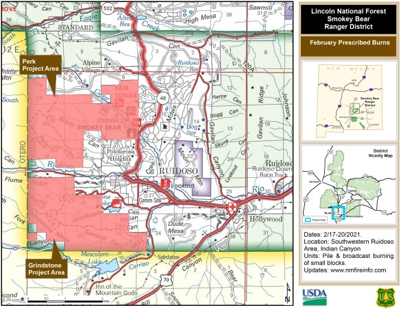 | Lincoln National Forest: Prescribed Burns Scheduled Near Ruidoso ...