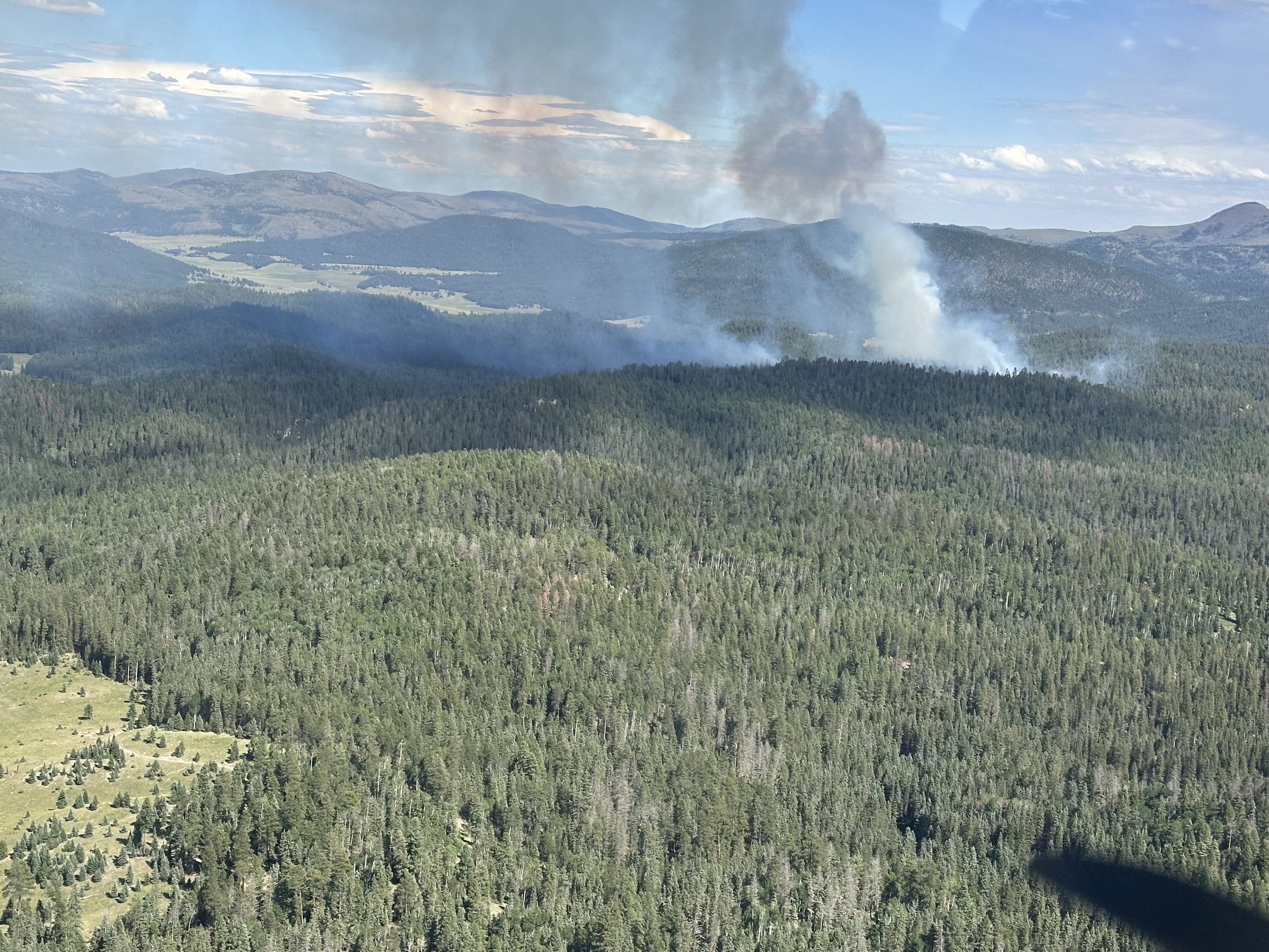 Twin Cabins Aerial Photo