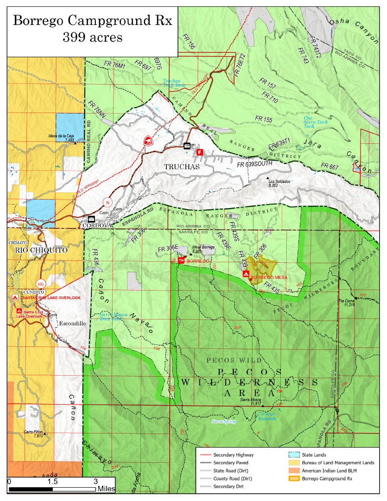 Borrego Campground Prescribed Fire
