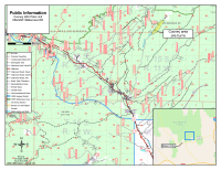 Map showing area between Lake Roberts and Mimbres where the Cooney pile burns will take place