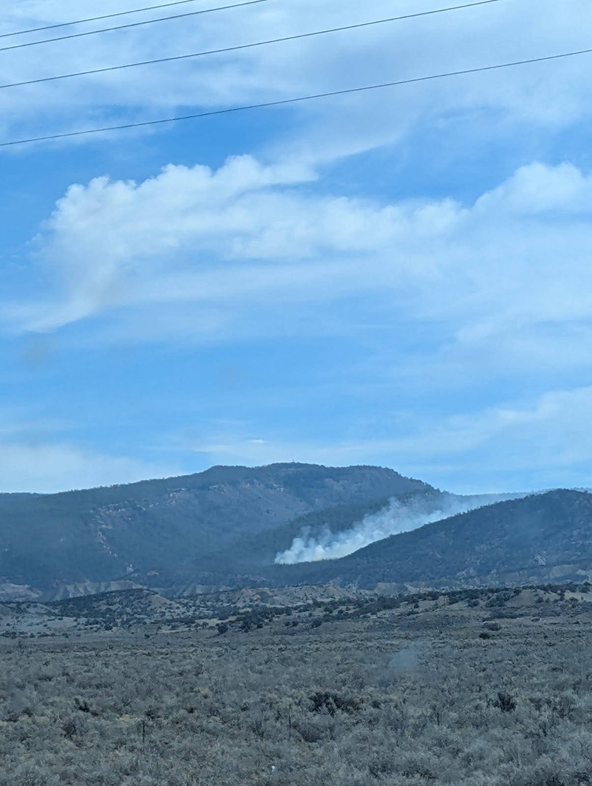 Nacimiento Wildfire on Cuba Ranger District