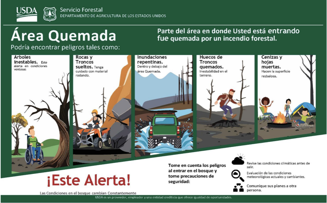 Incendio Frijoles: Peligros y Precauciones de Seguridad en el Área Quemada